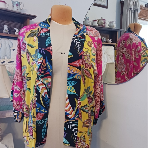 Johnny Was Other - Johnny Was Jade Multi Short Kimono